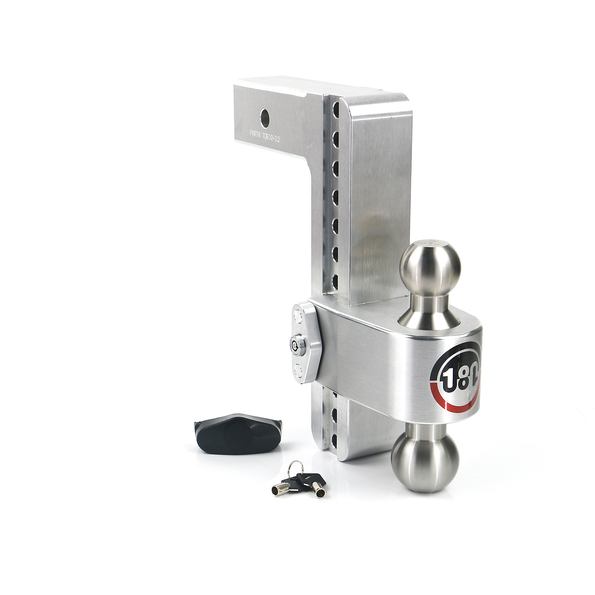 Weigh-Safe 180 Turnover Ball Hitch - 10in. Drop, 2.5in. Shank, 18500-Lb. Gross Towing Weight, 2-5/16in. Ball Diameter, Class V, Model# LTB10-2.5